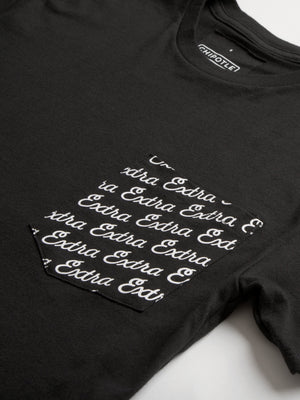 Load image into Gallery viewer, Extra Pocket Tee black