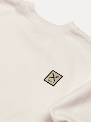Load image into Gallery viewer, Chipotle Crossed Forks Patch Crewneck
