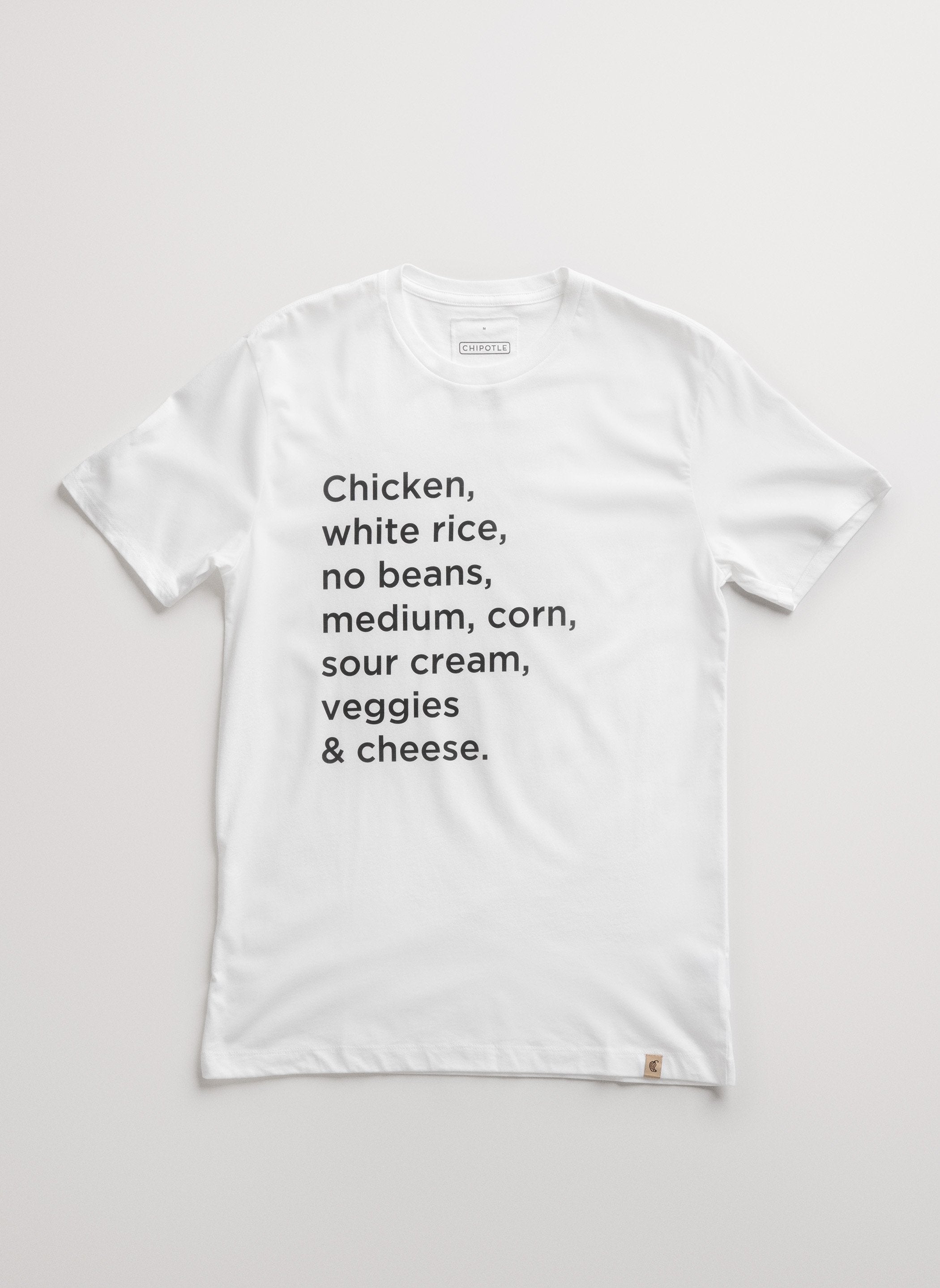 Chipotle Custom Order Tee – Chipotle Goods
